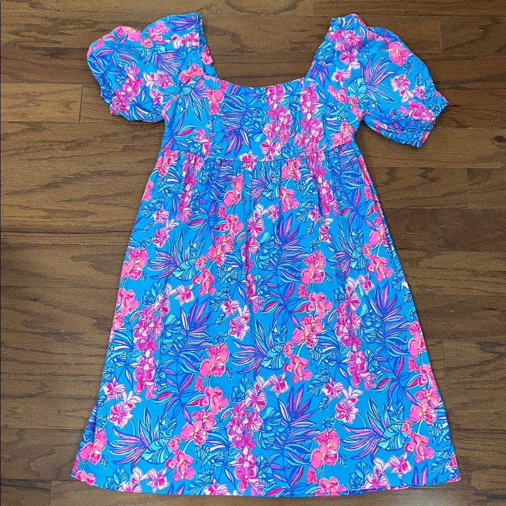 Lilly Pulitzer puff sleeve dress